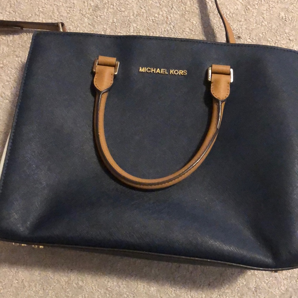 Michael Kors Large Leather Cross Body Bag